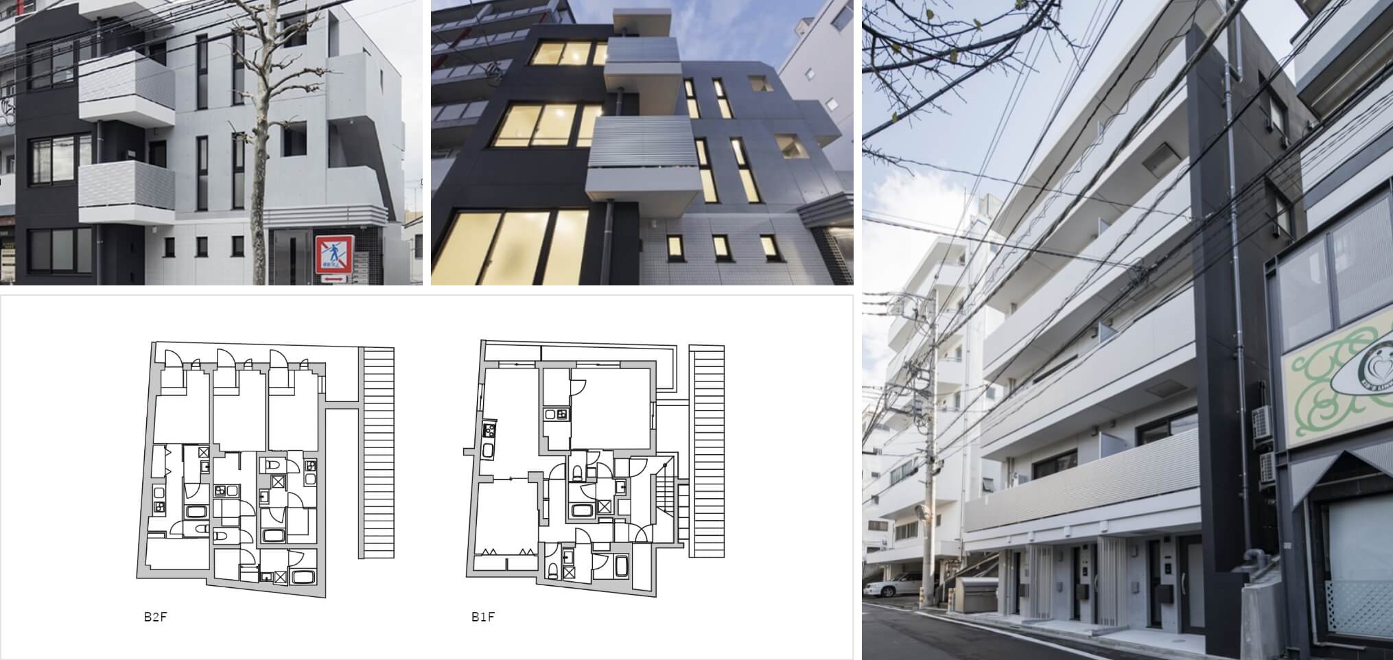 GranDuo渋谷本町2の外観、見取り図画像