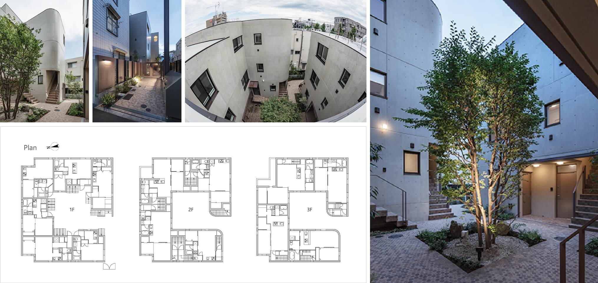 GranDuo等々力の外観、見取り図画像