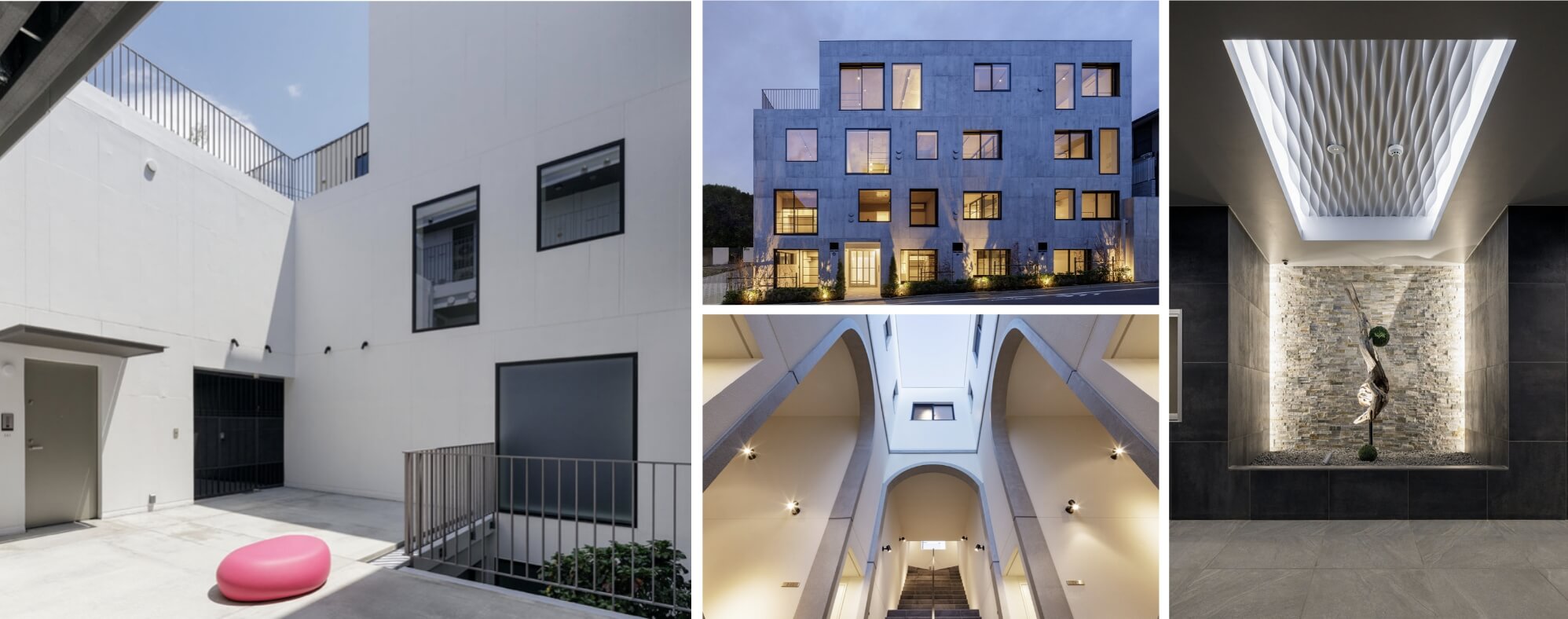 アート性の高い設計建築の画像